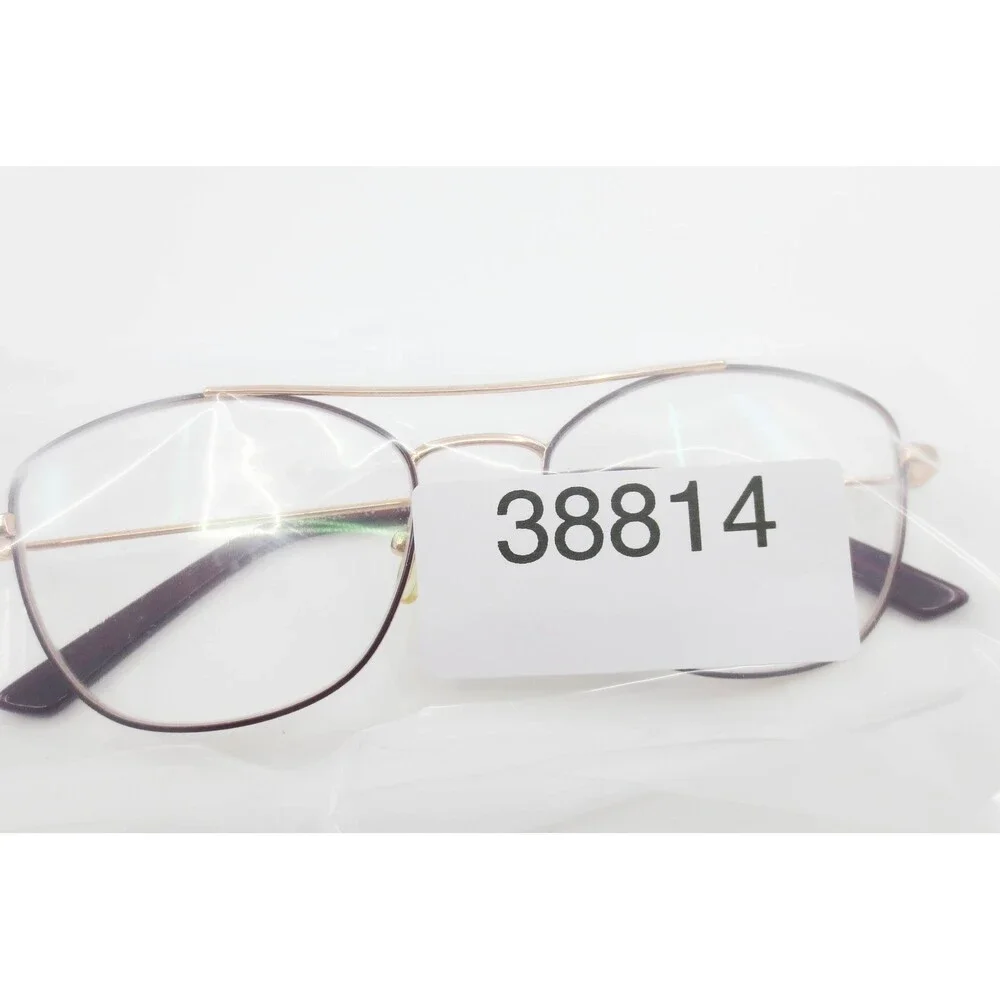 Jill Stuart JS 395-2C Rose Gold Burgundy Aviator Double Bridge Eyeglass Frames
